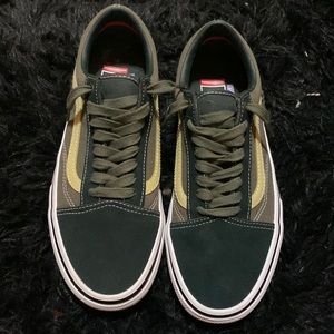 green vans. size 7.5 mens. never worn